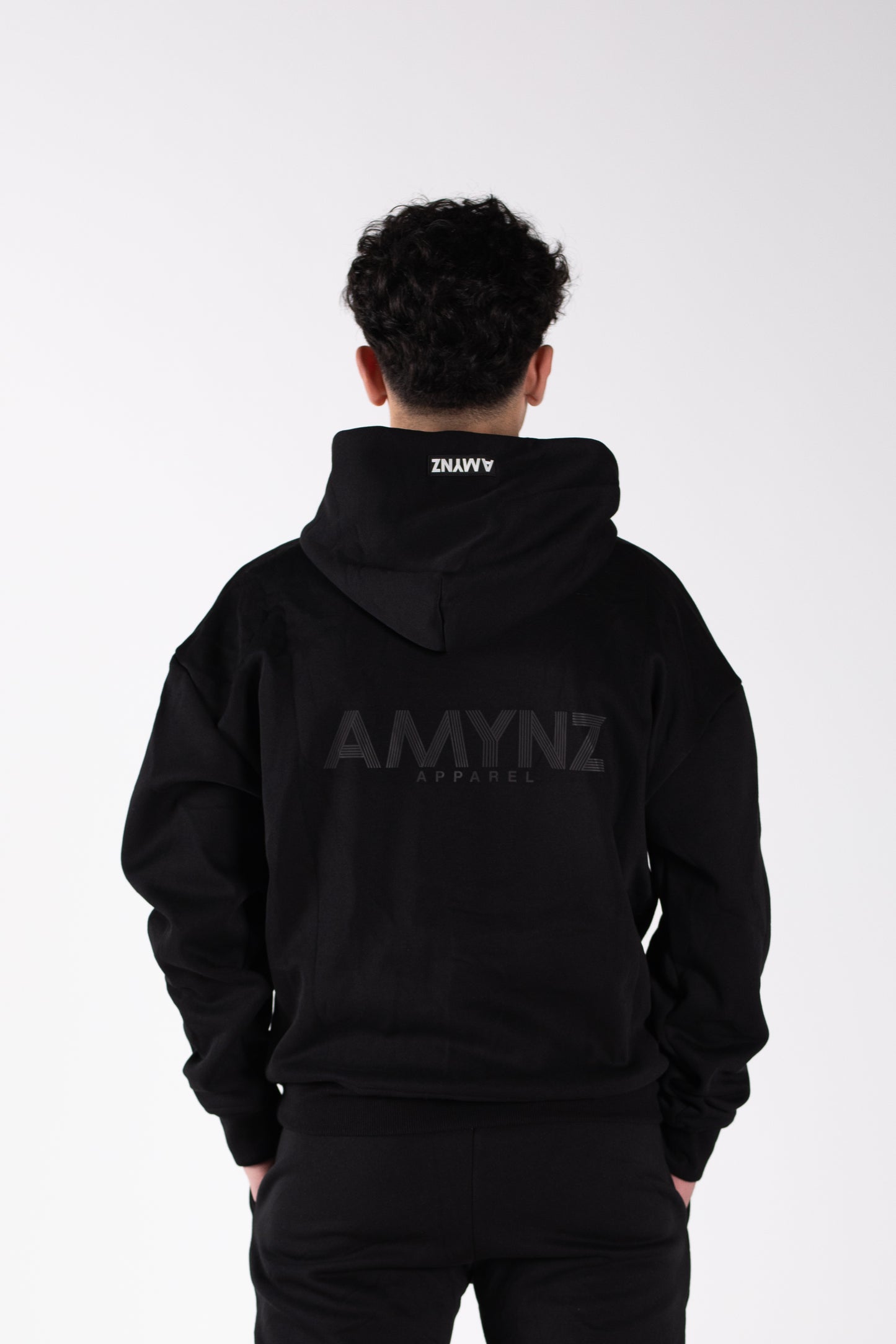 Black out Box fit Hoodie