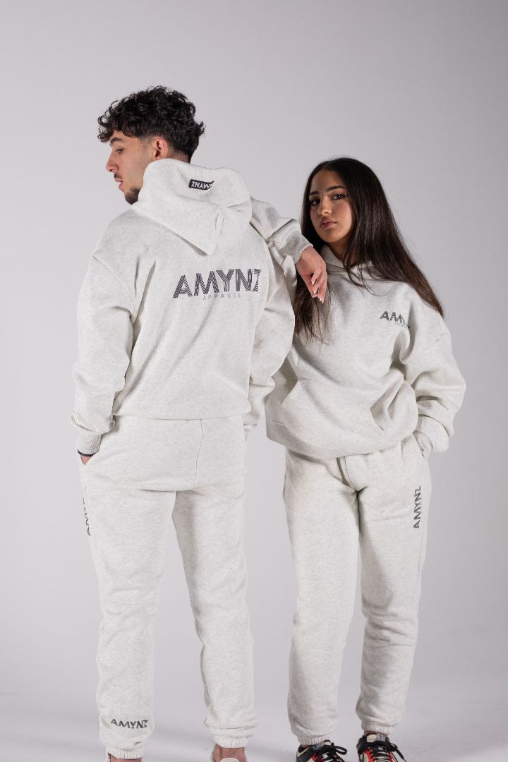 Cloud Grey Box fit Hoodie