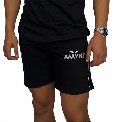 Lined AMYNZ Shorts  - Black