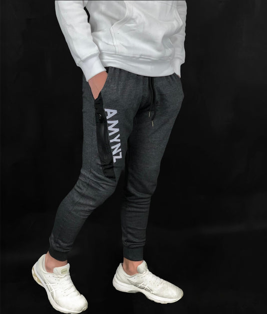 WINTER ESSENTIAL TAPERED JOGGERS X Charcoal Grey